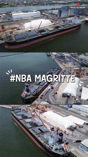 Porto do Recife S.A | O Porto do Recife reafirma seu papel estratégico no cenário logístico e econômico do Nordeste brasileiro ao receber o navio NBA MAGRITTE, o... | Instagram