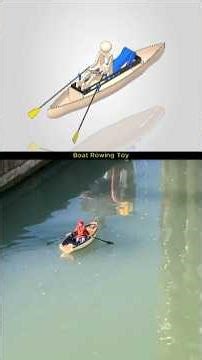 Amazing Boat Rowing Toy Mechanism ⚙️🚣 #shorts