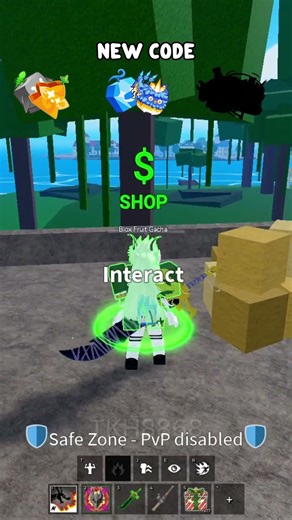 I used the new code and was surprised #roblox #bloxfruits #bloxfruit