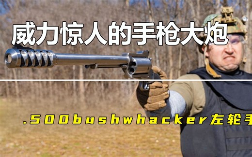 威力惊人的手枪大炮，.500 bushwhacker