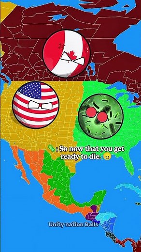 Goku vs green virus 🦠 in nuttshell 😱💀 (Part 1) #countryballs #geography #humor #viralshorts #shorts