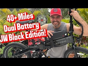 Lectric | XP Lite 2.0 JW Black | e-Bike Plug & Play Dual Battery Install, Frame Mount 2nd Battery.