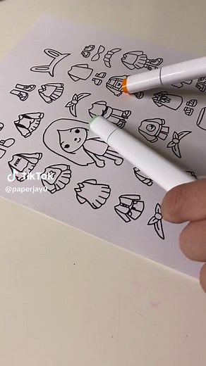 Toca Boca Dress Up Kit Craft DIY Paper Doll Tutorial