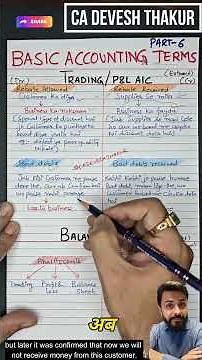FINAL ACCOUNTS| Trading Account| Profit & Loss A/c| Balance Sheet #shorts