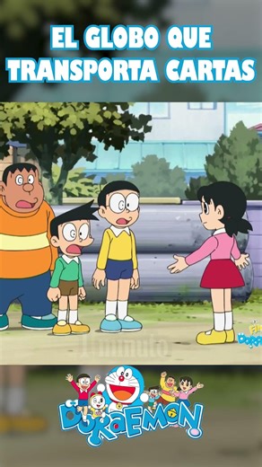 Nobita no esperaba esto del globo 😂 #doraemon #shorts