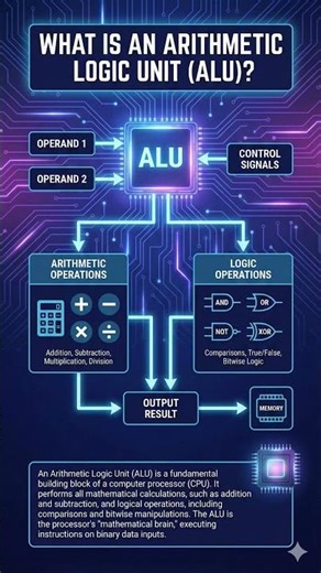 What is an arithmetic logic unit (ALU)?