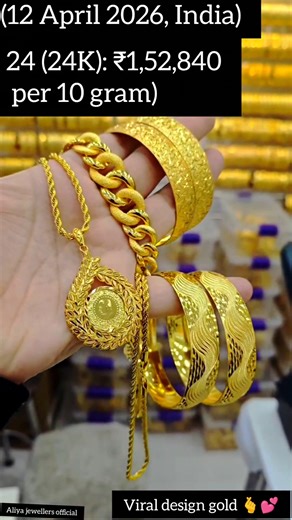 Latest news aaj ki update‼️24K gold Indian prices today 💔 New design fancy gold jewellery #ytshorts