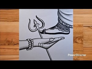 Shiv Parvati Drawing Easy Step by Step | Shiv Parvati Drawing | Mahadev Drawing | God Drawing