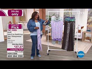 HUE Next to Nothing 3piece Sleepwear Set