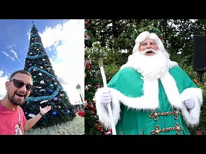 Disney's Festival Of The Holidays At EPCOT! | Food Reviews, Storytellers & A Holiday Ride Overlay!