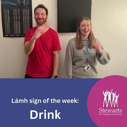 Lámh Sign of the Week: DRINK
