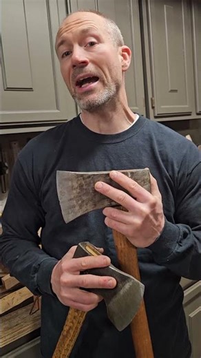 This is not a failure! #axe #tools #sharp #damage #handtools #vintage #comparison