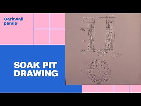 soak pit drawing | waste water supply & irrigation engg.drawing | soak pit for septic tank.