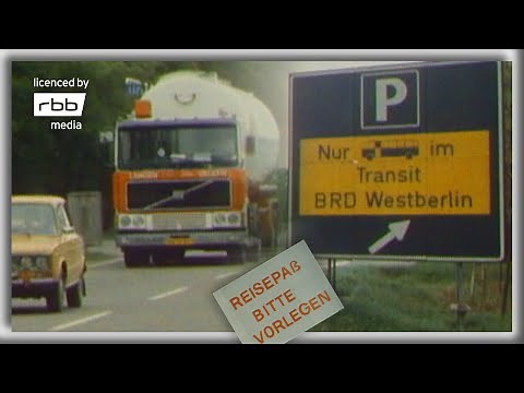 Trip along the transit route through the GDR | 1983