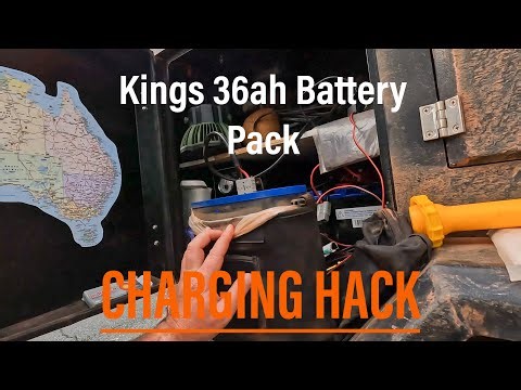 CHARGING HACK KINGS 36ah Battery - Bring the battery pack back to life. #kings #36ah #hack #battery