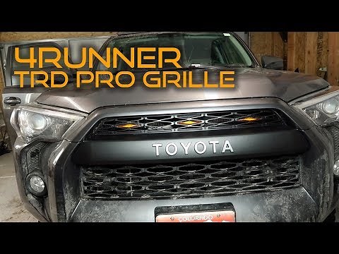 TRD Pro Grille Install for 2014-2019 Toyota 4Runner