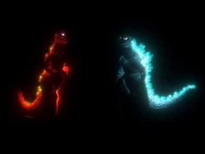 Godzilla Spine Glow Tests