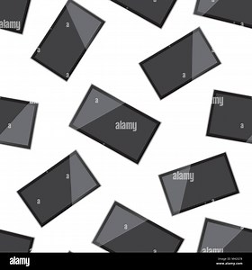 Tv realistic seamless pattern background. Business flat vector illustration. Television sign symbol pattern Stock Vector Image & Art - Alamy