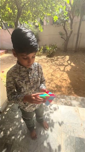 Pyraminx Rubik’s Cube #rubikscube #puzzle #cube #cutebaby