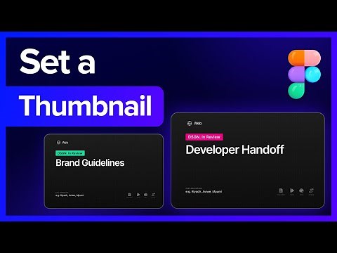 How To Set A Figma File Thumbnail