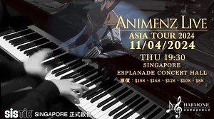 1.9K views · 12 reactions |  Get ready, Singapore!  The maestro of anime music, the world-renowned pianist Animenz, is gracing our shores once more with his electrifying Asia Tour! Having captivated audiences in over 30 cities with more than 100 spellbinding performances, Animenz is set to deliver an unforgettable night of music and magic. BOOK NOW: https://bit.ly/4cB4OoY | SISTIC | Facebook