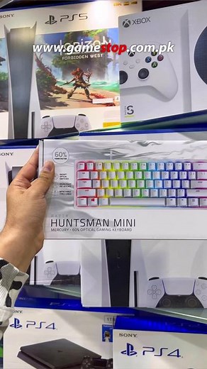 Razer Huntsman Mini Mercury White Gaming Keyboard