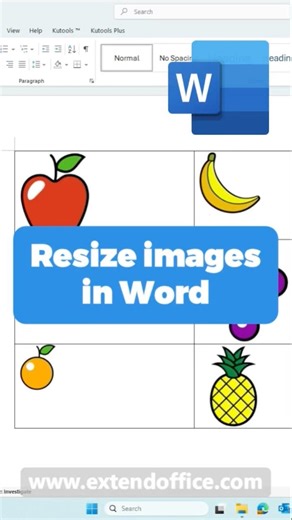 How to resize images in Word?
