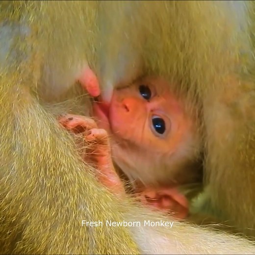 Fresh Newborn Monkey on Reels