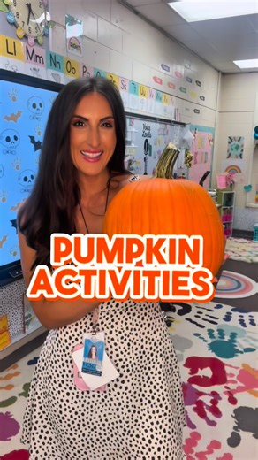 Lacey Bourke Neskes on Instagram: "PUMPKIN ACTIVITIES that you can use all month long or as one big fun pumpkin themed day! 🎃🍂 Kindergarten teacher Halloween October activities resources ideas elementary school classroom inspo #teacher #teachersofinstagram #teachersofig #iteachk #iteachtoo #iteach #classroomsetup #classroomideas #classroompinspirations #teacherinspiration #teacherideas #watchmeteach"