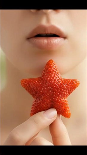 🍓💫 ASMR Eating Rare Star Strawberries! Sounds That Massage Your Brain 😌🎧