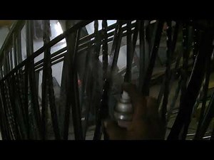 How to spray paint a wrought iron railing