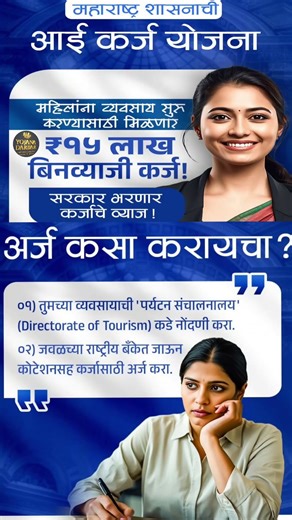 Maharashtra Government | Aai Karj Yojana | ✏️ अर्ज कसा करायचा..? #loan #women