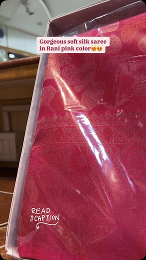 The Saree Destination By Kalaniketan on Instagram: "♥️♥️Gorgoeus Rani pink soft silk saree in all self combination♥️♥️ Shop exclusively at www.sareedestination.com Use code DC712 😍😍Price-1490/-Only😍😍 [Pink soft silk saree,Kanjeevaram saree,soft silk saree online shopping,budget sarees,new sarees,shopping,Chennai saree,bangalore saree,Kolkata saree,Mumbai saree,Hyderabad sarees,designer saree,bridal saree,saree Malaysia,Dubai sarees,Tollywood sarees,Bollywood sarees]"
