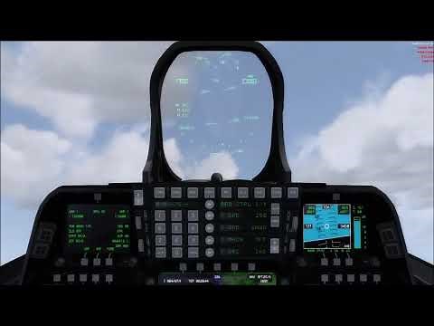 Flying the P3D F-22 Raptor