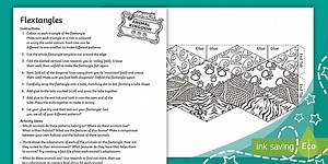Flextangle Animal Paper Craft