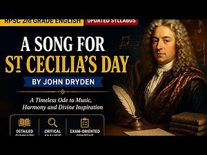 A Song for St Cecilia's Day by John Dryden||Rpsc 2nd Grade English||