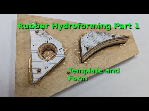 Small Scale Rubber Hydroforming Aluminum Sheet : Part 1, Template and Form