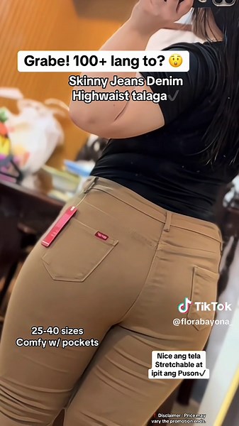 Skinny Jeans Maong For women. Garter stretchable fitted pants. Classic pants For women Plus size pants. Highwaist Midwaist meron. Plus size Fashion Denim Pants #FittedJeans #maongpants #DenimPants #womenswearfashion ❗️ Disclaimer : Price may vary the promotion ends.