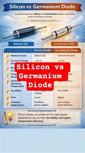 Silicon vs Germanium diode