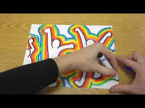 Keith Haring Style Drawing