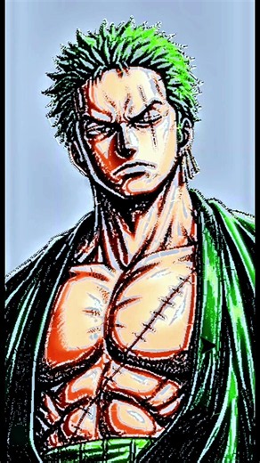 Zoro drawing #shorts #zoro