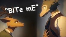Legosi and louis having way too much sexual tension for 8 minutes "straight" (BEASTARS)