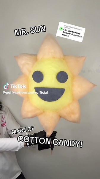 Sprunki Incredibox Character Made from Cotton Candy