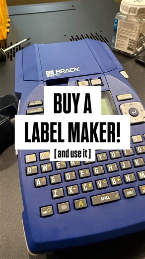 JRNY Production on Instagram: "1. Buy label maker 2. Label EVERY end of EVERY cable and EVERY outlet of EVERY circuit. Don’t cut corners as it’ll cost you (or someone else) down the road. We use the Brady BMP51 because it meets are needs, but simple Brother labelers also do the trick! #churchproduction #churchtech #labelmaker #soapbox"