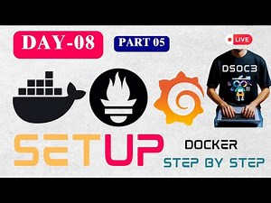 How to install Prometheus Grafana on Docker Container| Service Discovery | DevOps Full Tutorial 2025