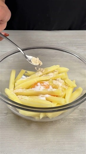 People keep asking me why my fries are so crispy and flavorful!