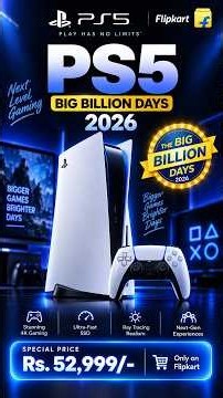 PS5 BBD Sale Price 😱🔥 | Big Billion Days 2026 | Best Gaming Deal?