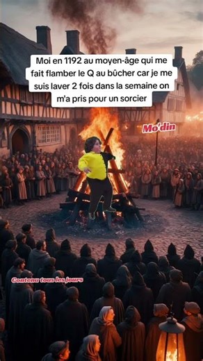 Au Moyen-Âge on me flambe le Q 😂