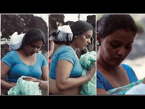 Aunty Saree drop show 😍😍