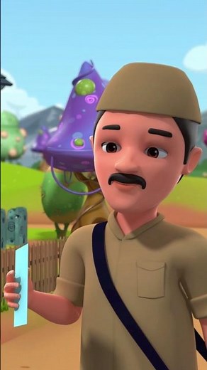 Daakiya Aaya Postman Song, डाकिया आया #shorts #hindibalgeet #lettersforkids #reading #shortsvideo